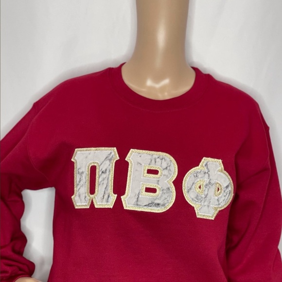 PI BETA PHI SORORITY EMBROIDERED SWEATSHIRT - Picture 2 of 5